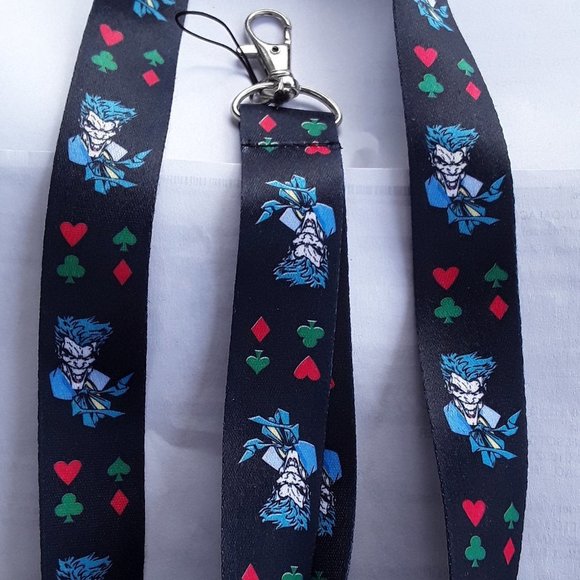 Most Popular Villain DC Comics The Joker One Size Lanyard with Clip - Picture 3 of 7